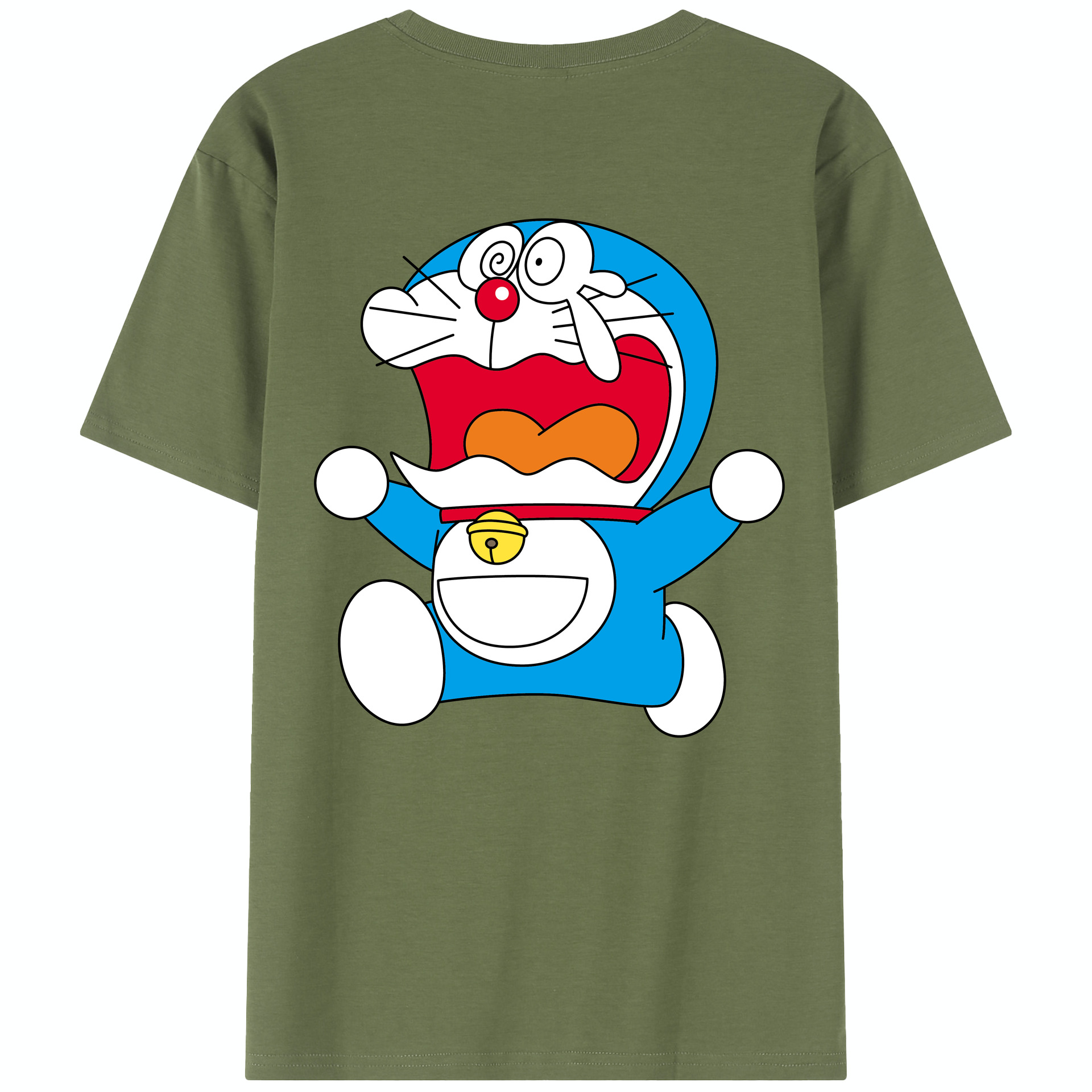 （画像用） ドラえもん Doraemon 綿100％半袖Tシャツ（背面プリント）